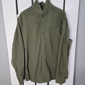 Toad and Co Men's Transverse Shirt Jacket‎ XL Green Outdoor Camping Gorpcore